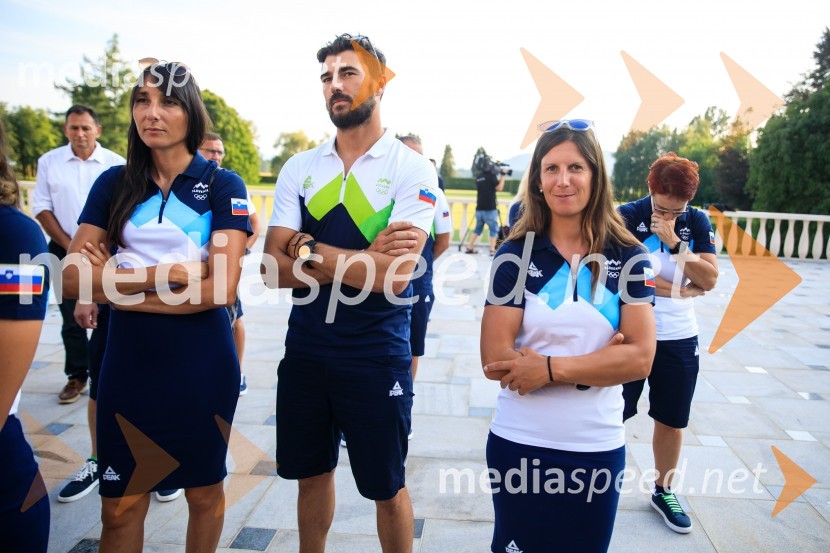 Sprejem olimpijske reprezentance na Brdu