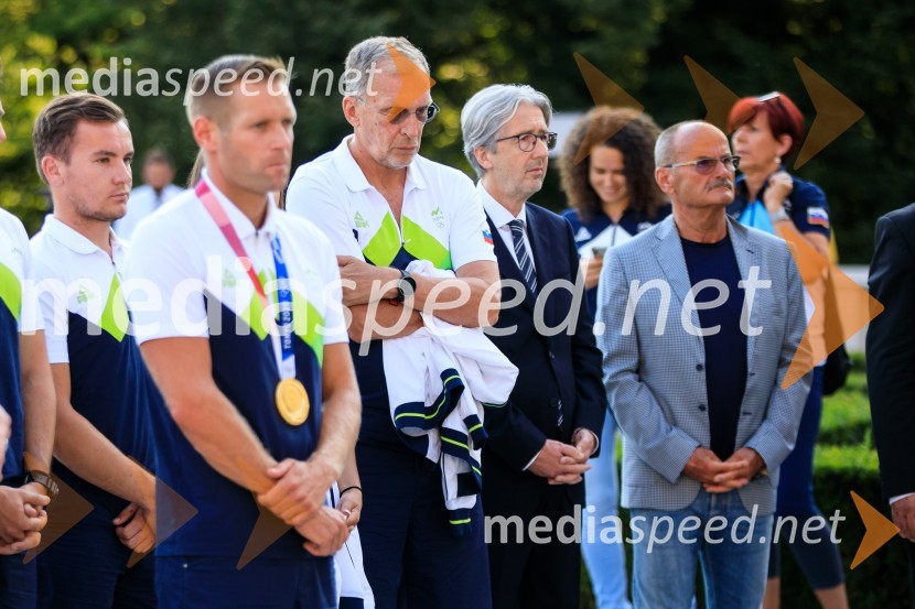 Sprejem olimpijske reprezentance na Brdu
