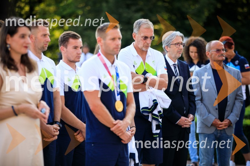 Sprejem olimpijske reprezentance na Brdu