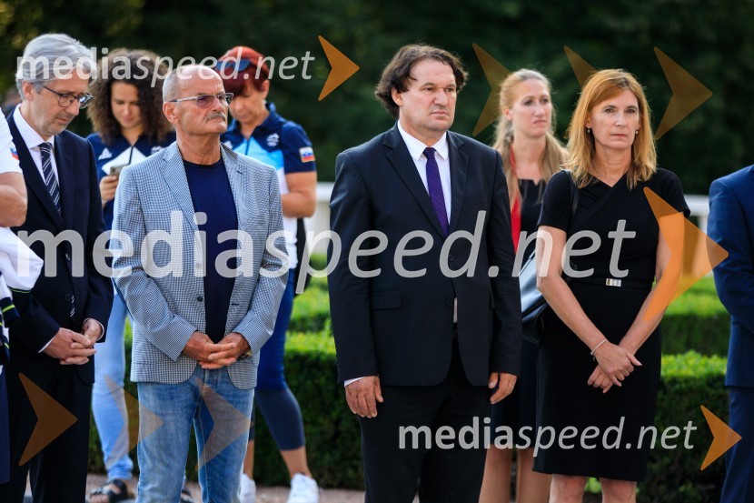 Sprejem olimpijske reprezentance na Brdu