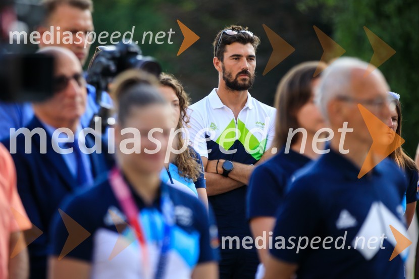 Sprejem olimpijske reprezentance na Brdu