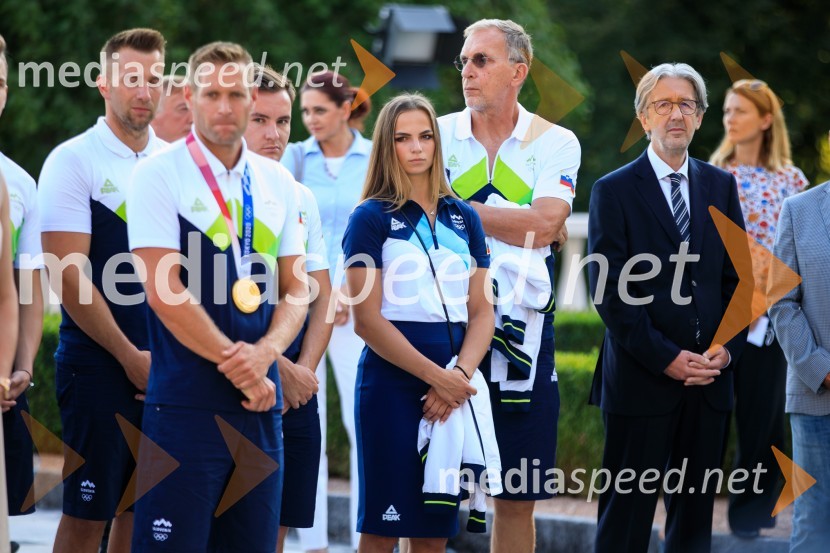 Sprejem olimpijske reprezentance na Brdu