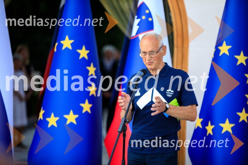 Sprejem olimpijske reprezentance na Brdu