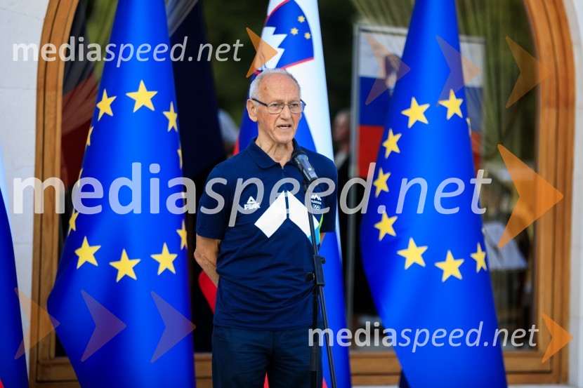 Sprejem olimpijske reprezentance na Brdu