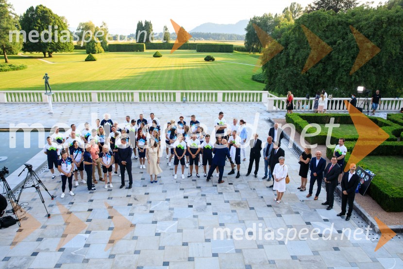 Sprejem olimpijske reprezentance na Brdu