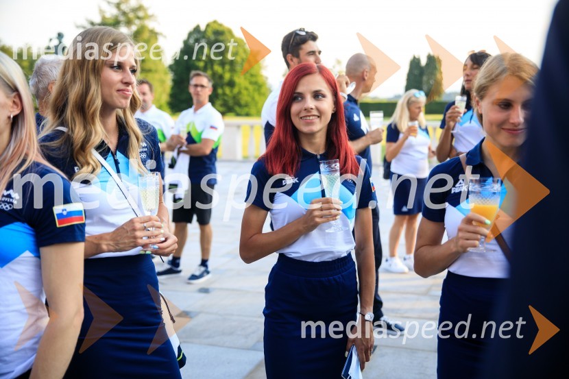 Sprejem olimpijske reprezentance na Brdu