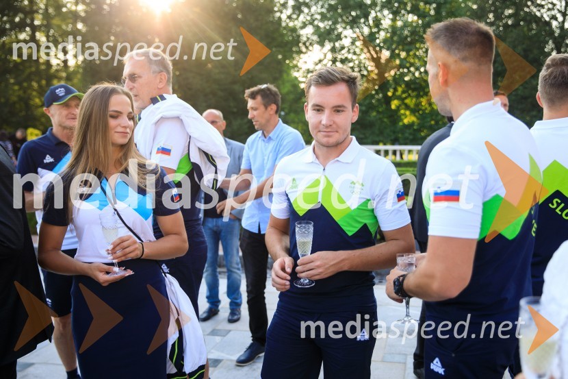 Sprejem olimpijske reprezentance na Brdu