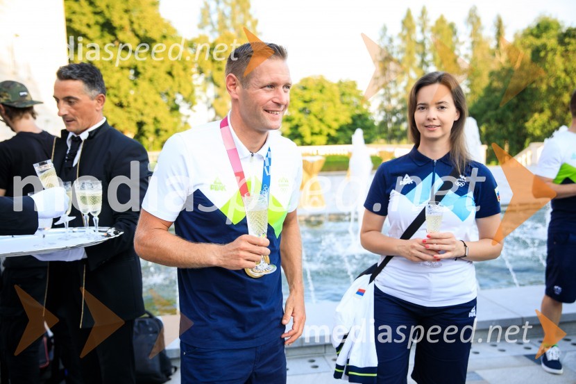  Benjamin Savšek, kanuist Sprejem olimpijske reprezentance na Brdu