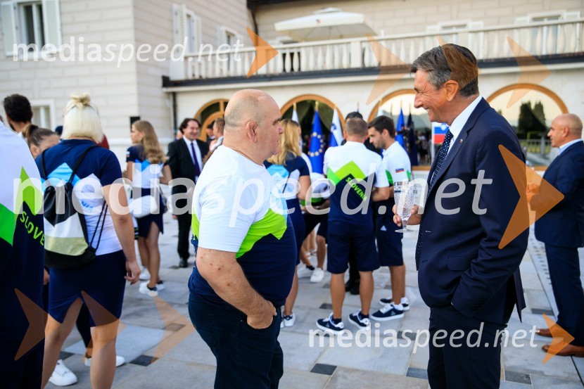 Sprejem olimpijske reprezentance na Brdu