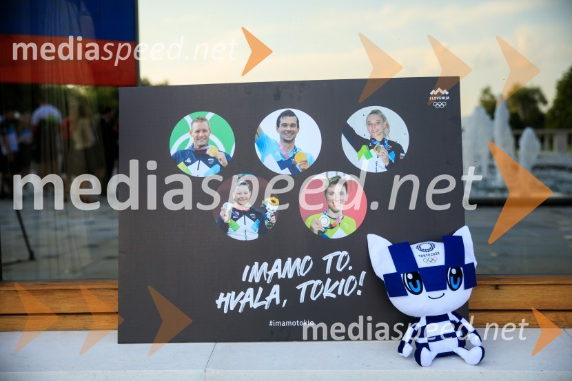 Sprejem olimpijske reprezentance na Brdu