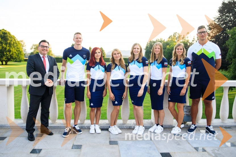 Sprejem olimpijske reprezentance na Brdu