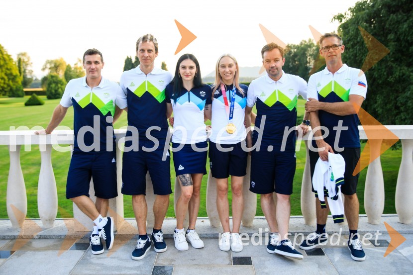  ... ;  ... ;  ... ;  Janja Garnbret, plezalka;  ... ;  ... Sprejem olimpijske reprezentance na Brdu