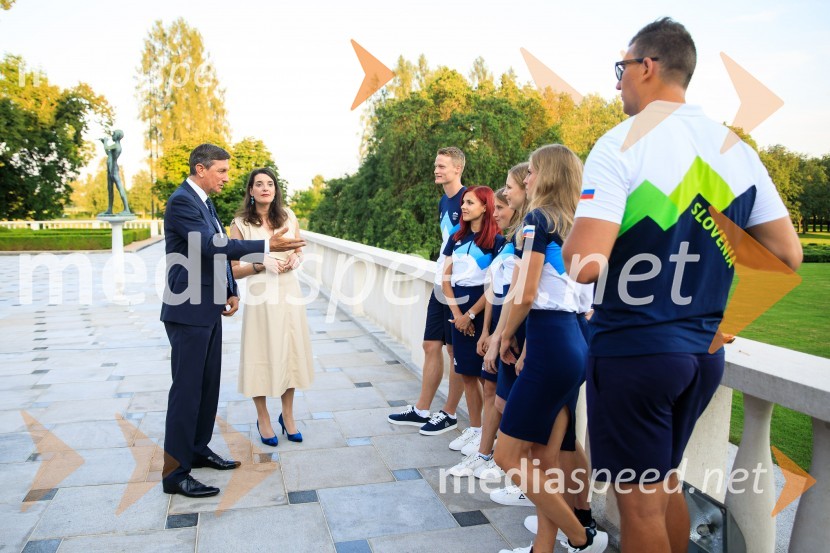 Sprejem olimpijske reprezentance na Brdu