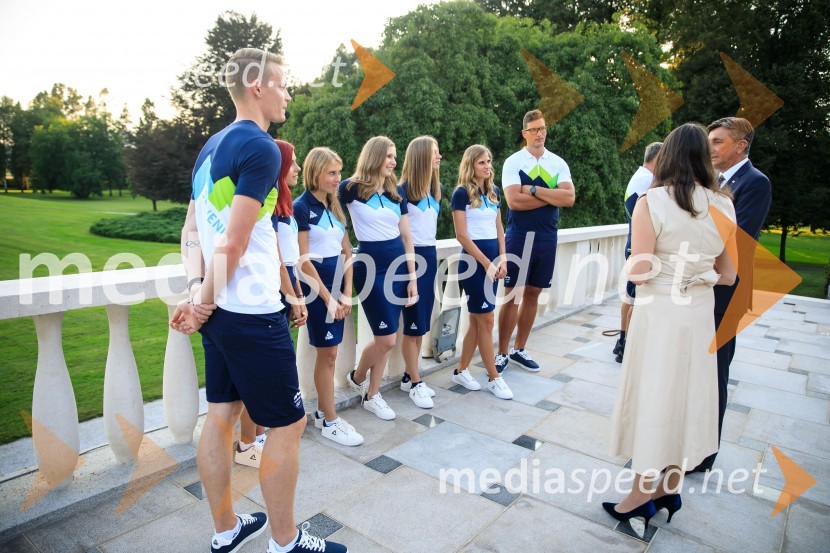 Sprejem olimpijske reprezentance na Brdu