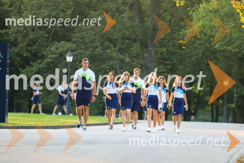 Sprejem olimpijske reprezentance na Brdu