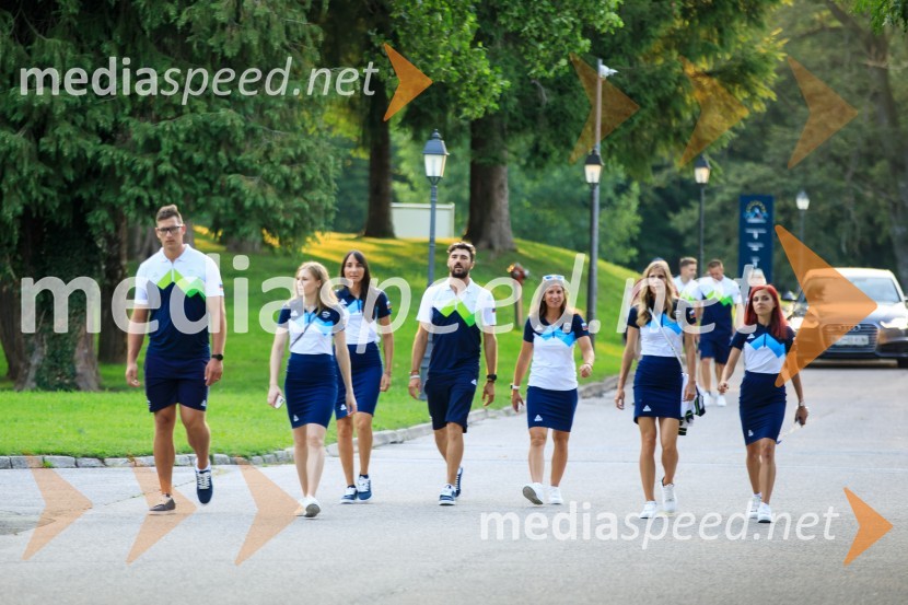 Sprejem olimpijske reprezentance na Brdu