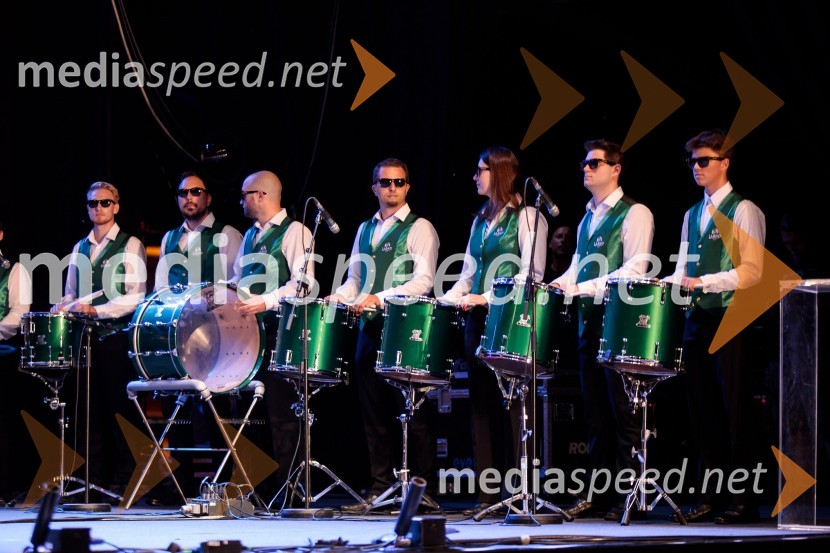 Sprejem olimpijske reprezentance na Kongresnem trgu