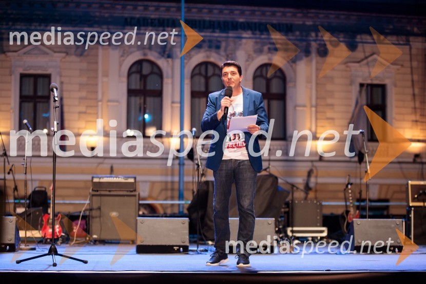 Sprejem olimpijske reprezentance na Kongresnem trgu