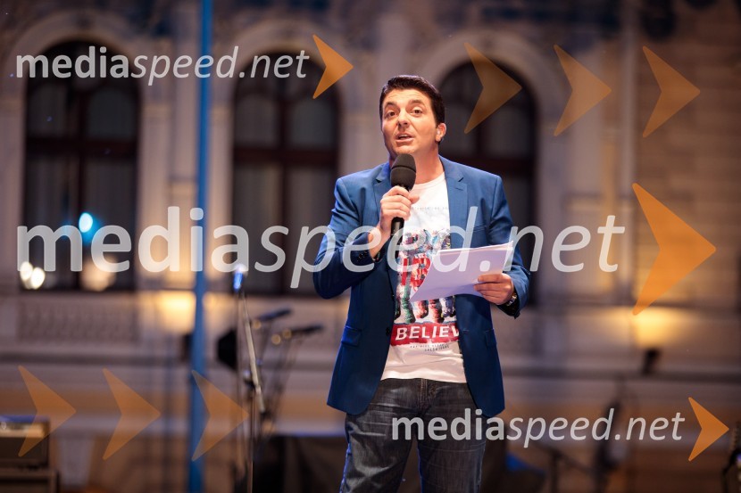 Sprejem olimpijske reprezentance na Kongresnem trgu