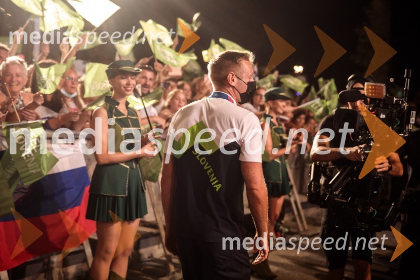  Benjamin Savšek, kanuist Sprejem olimpijske reprezentance na Kongresnem trgu