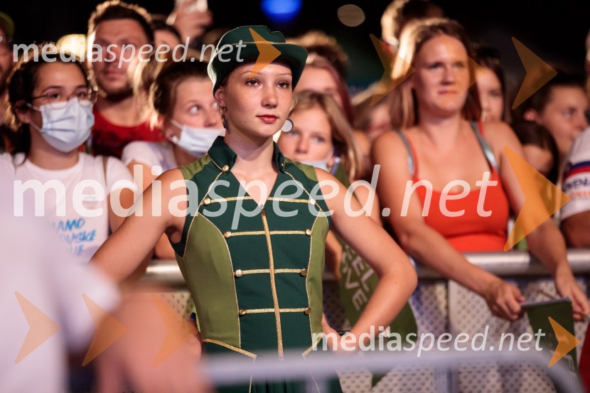 Sprejem olimpijske reprezentance na Kongresnem trgu