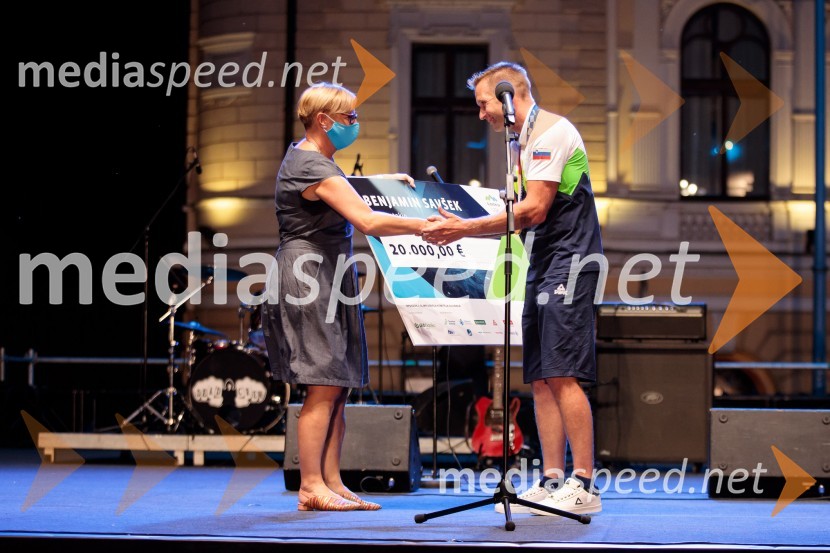  ... ;  Benjamin Savšek, kanuist Sprejem olimpijske reprezentance na Kongresnem trgu