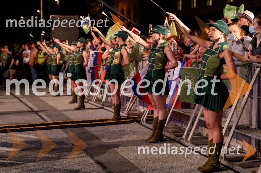 Sprejem olimpijske reprezentance na Kongresnem trgu