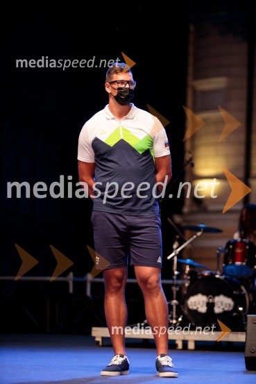 Sprejem olimpijske reprezentance na Kongresnem trgu