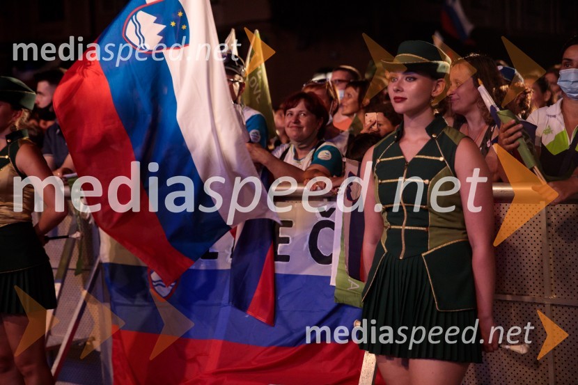 Sprejem olimpijske reprezentance na Kongresnem trgu