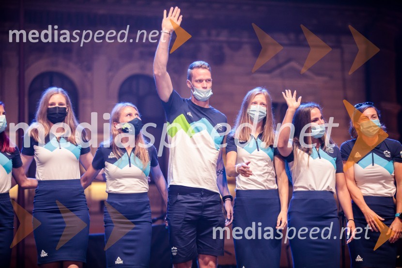 Sprejem olimpijske reprezentance na Kongresnem trgu