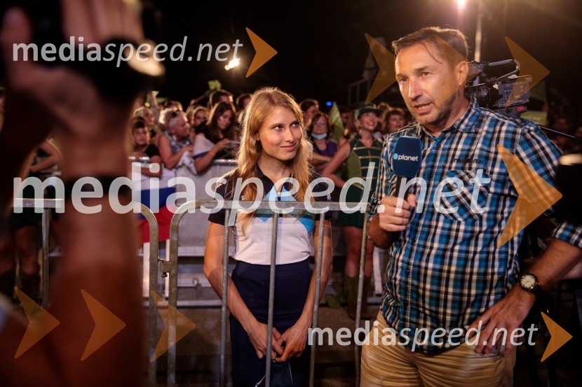 Sprejem olimpijske reprezentance na Kongresnem trgu