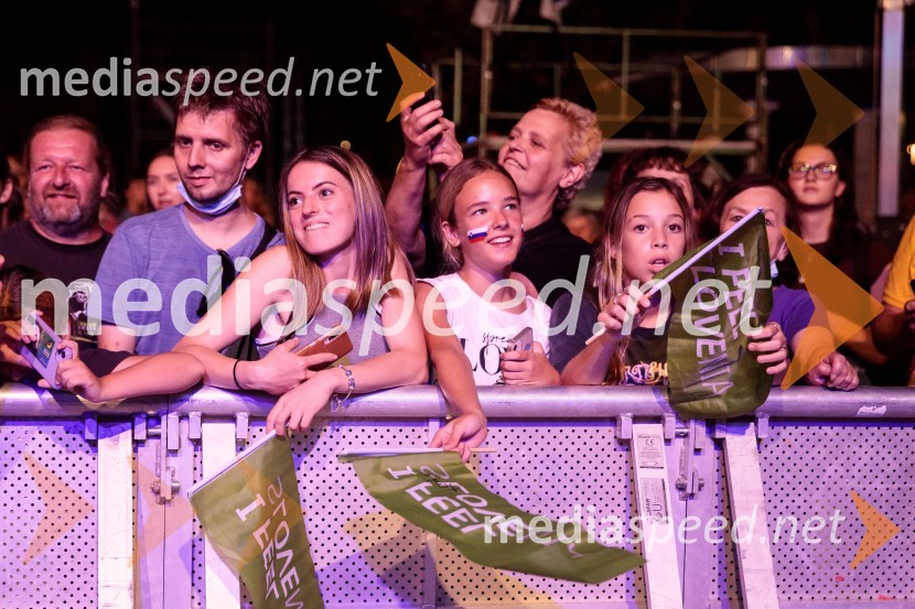 Sprejem olimpijske reprezentance na Kongresnem trgu