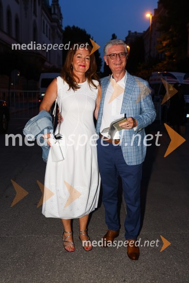  Polona Bobinac, izvršna direktorica prodaje, Gorenje;  Franjo Bobinac, predsednik uprave Gorenje d.d., predsednik Rokometne zveze SlovenijeMuzikal Chicago, Festival Ljubljana 2021