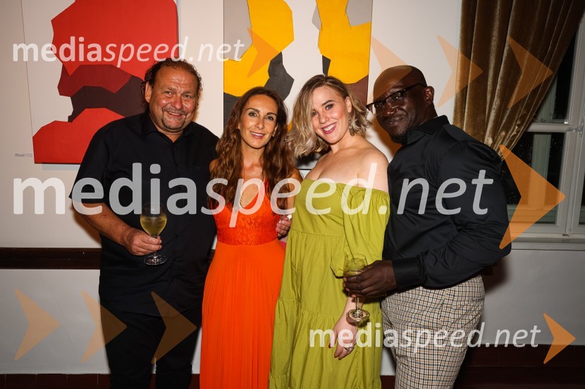  Darko  Brlek, direktor in umetniški vodja, Festival Ljubljana;  Madalena Alberto;  Ceili O' Connor ;  Mykal Rand, režiser in koreograf, muzikal EvitaMuzikal Chicago, Festival Ljubljana 2021