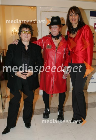 Dragica Petrovič, režiserka in producentka, Olga Jančar in Živa Emeršič, kulturna urednica RTV Slovenija
Živa Emeršič, kulturna urednica RTV Slovenija