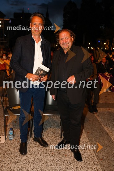  Tomislav  Čizmić, predsednik uprave, Mercator d.d.;  Darko  Brlek, direktor in umetniški vodja, Festival LjubljanaMuzikal Lolita, Festival Ljubljana 2021