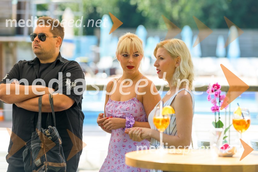  Nejc Simšič, novinar;  Tjaša  Platovšek, novinarka Planet TV;  Suzana  Kozel, Planet TVPredstavitev Exatlon tekmovalcev 2021