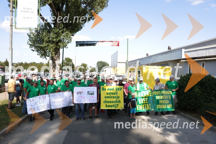 Protest kmetov v Gornji Radgoni