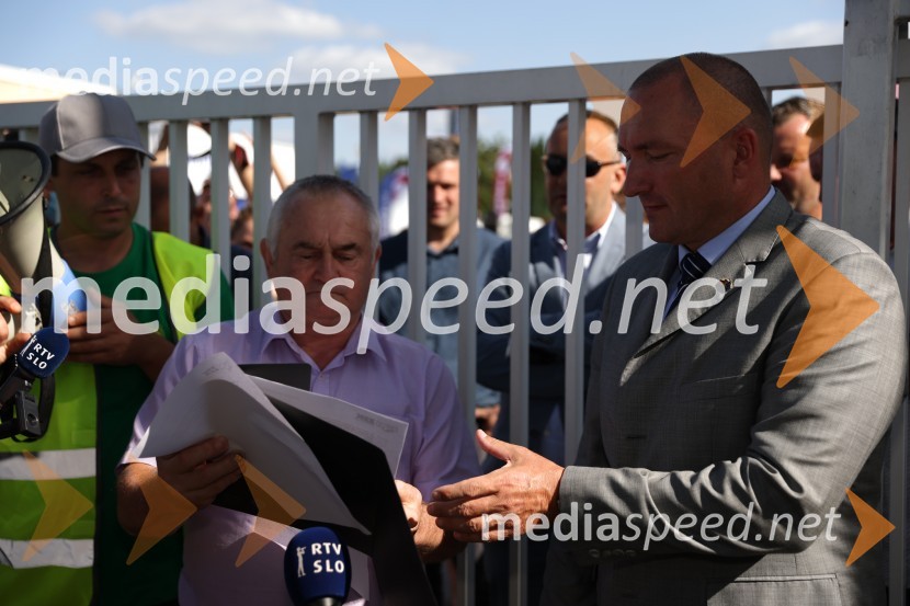 Protest kmetov v Gornji Radgoni