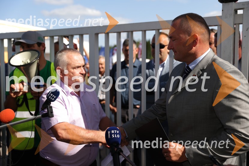 Protest kmetov v Gornji Radgoni