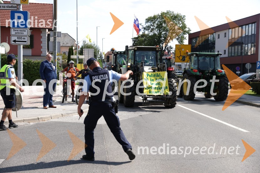 Protest kmetov v Gornji Radgoni