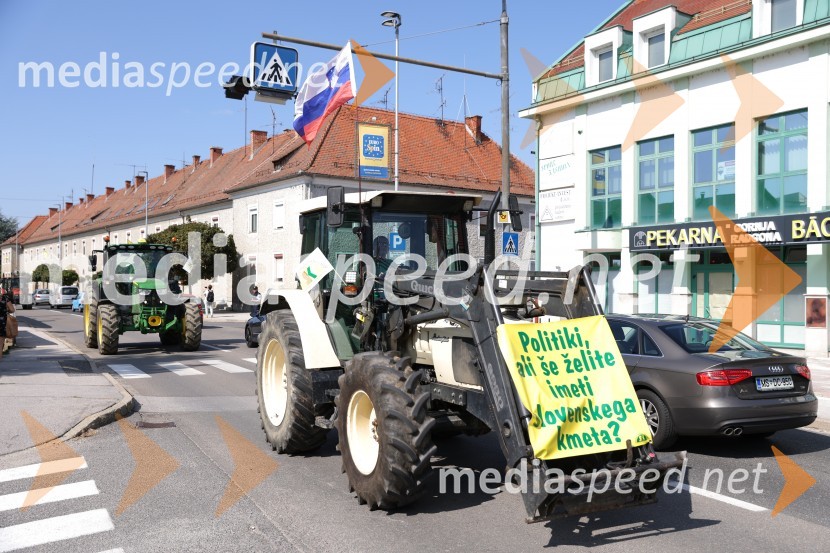 Protest kmetov v Gornji Radgoni