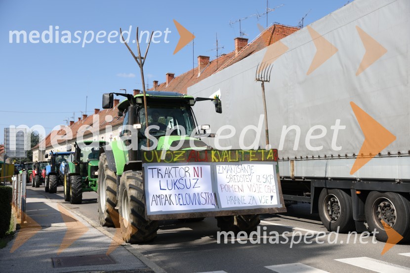 Protest kmetov v Gornji Radgoni