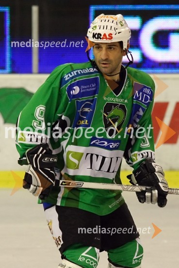 Raffaele Intranuovo, Tilia Olimpija, strelec enega izmed zadetkovHokej: Liga Ebel, 18. krog: Tilia Olimpija - EC KAC