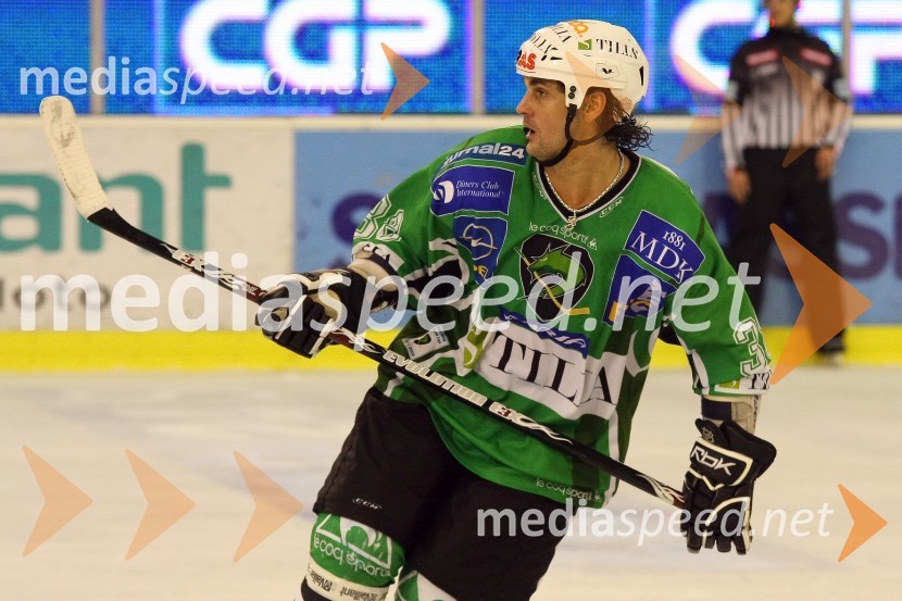 Frank Banham, Tilia Olimpija, strelec dveh zadetkovHokej: Liga Ebel, 18. krog: Tilia Olimpija - EC KAC