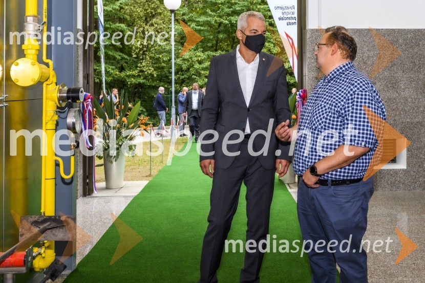 Otvoritev prizidka k upepeljevalnici na pokopališču Dobrava v Mariboru