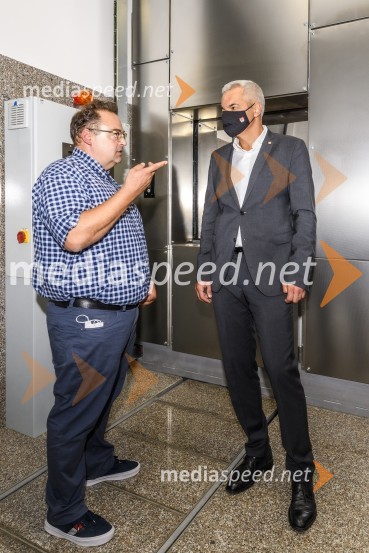 Otvoritev prizidka k upepeljevalnici na pokopališču Dobrava v Mariboru