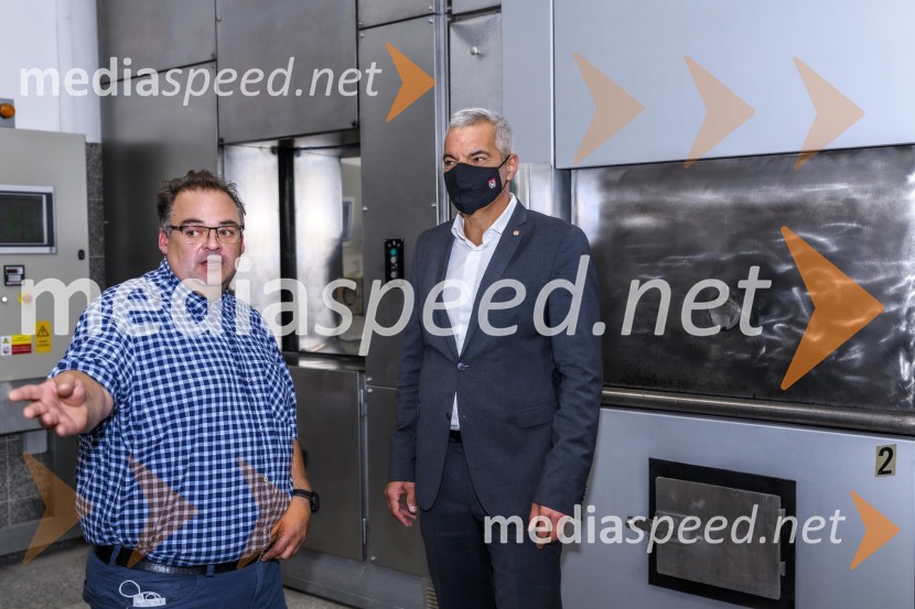 Otvoritev prizidka k upepeljevalnici na pokopališču Dobrava v Mariboru