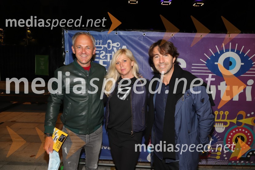  Andrej Bauman, pomočnik uprave Vzajemne zdravstvene zavarovalnice;  Pia Clug, baletna plesalka;  Edward Clug, umetniški direktor, Balet SNG MariborKoncert Luke Šulića in Evgeny Gencheva