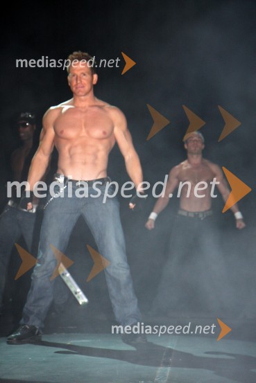 Nastop skupine ChippendalesChippendales, ženski večer v Mondu